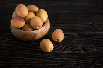 Image showing orange fresh apricots