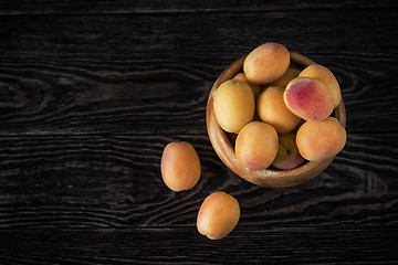 Image showing orange fresh apricots