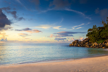 Image showing Anse Georgette Beach