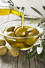 Image showing Olive oil