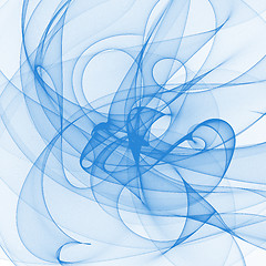 Image showing Blue abstract background