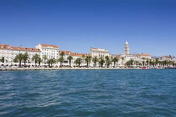 Image showing Panoramic view of Split Croatia