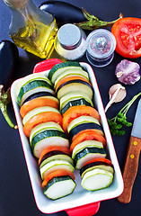 Image showing vegetables for ratatuille 