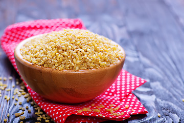 Image showing raw bulgur