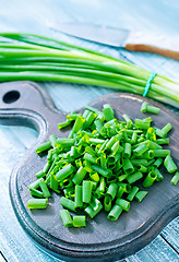 Image showing green onion