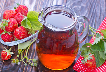 Image showing strawberry drink