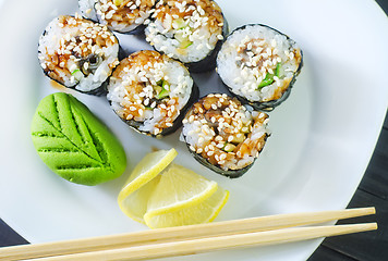 Image showing sushi