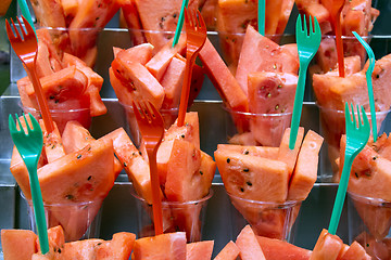 Image showing Fresh Watermelon cocktail 