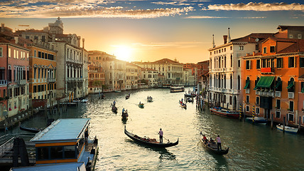 Image showing Venice in the evening