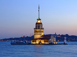 Image showing Maiden Tower Lighthouse