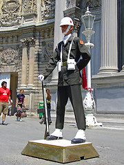 Image showing Dolmabahce Palace Guard