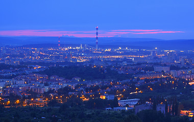 Image showing Cityscape at night