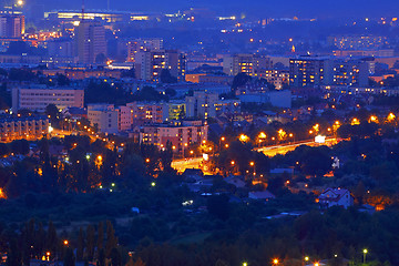 Image showing Cityscape at night