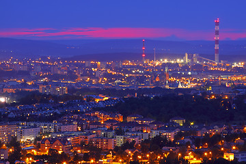 Image showing Cityscape at night