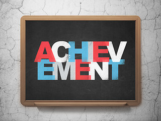Image showing Studying concept: Achievement on School board background