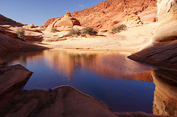 Image showing The Wave, Vermilion Cliffs National Monument, Arizona, USA