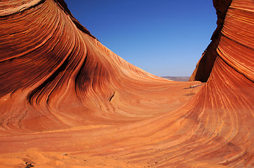 Image showing The Wave, Vermilion Cliffs National Monument, Arizona, USA