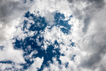 Image showing Dramatic cloudy sky