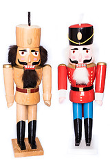 Image showing Two antique nutcrackers