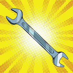 Image showing wrench steel tool