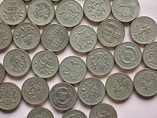 Image showing GBP Pound coins