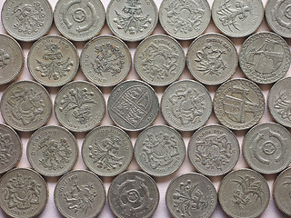 Image showing GBP Pound coins