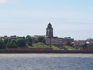 Image showing View of Birkenhead in Liverpool