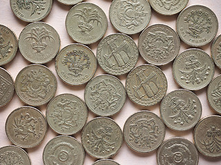 Image showing GBP Pound coins