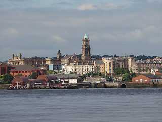 Image showing View of Birkenhead in Liverpool