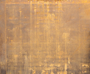 Image showing Brown rusted steel background