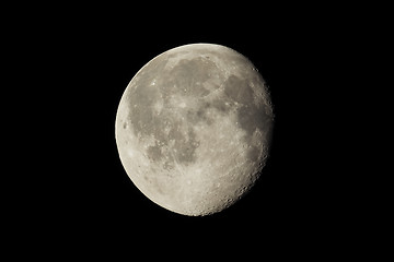 Image showing Waning gibbous moon