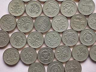 Image showing GBP Pound coins