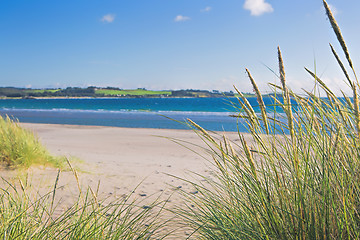 Image showing Norwegian beach on a sunny day