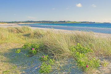 Image showing Norwegian beach on a sunny day