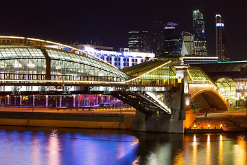 Image showing Moscow, Russia. Evening cityscape