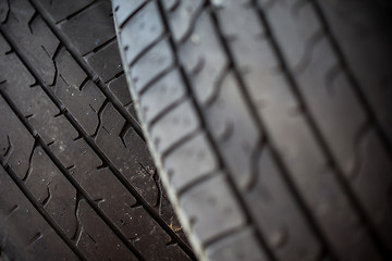 Image showing car tire wheel backdrop