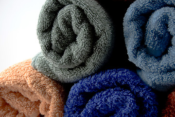 Image showing colorefull towels