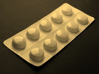 Image showing Medical pills vintage
