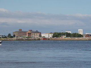 Image showing View of Birkenhead in Liverpool