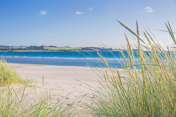 Image showing Norwegian beach on a sunny day