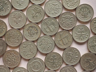 Image showing GBP Pound coins