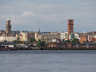 Image showing View of Birkenhead in Liverpool