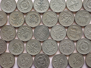 Image showing GBP Pound coins