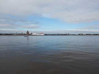 Image showing View of Birkenhead in Liverpool