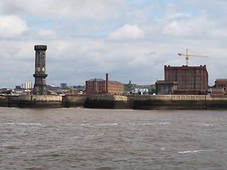 Image showing View of Birkenhead in Liverpool