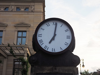 Image showing Ancient clock in Berlin