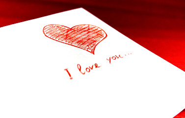 Image showing I Love You