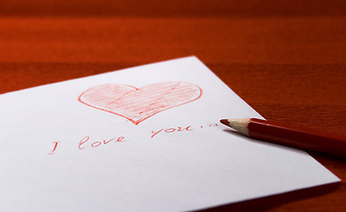 Image showing I Love You