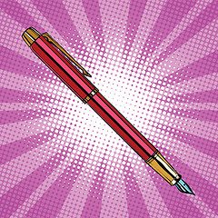 Image showing Expensive ink pen business accessory