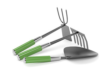 Image showing Small garden tools